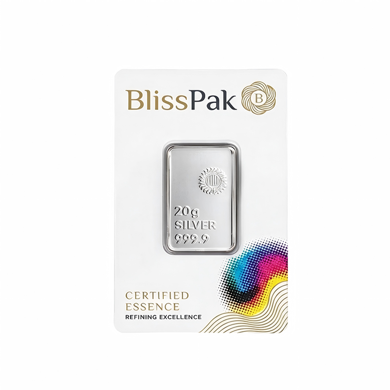 Silver Bar Presentation Blister Card
