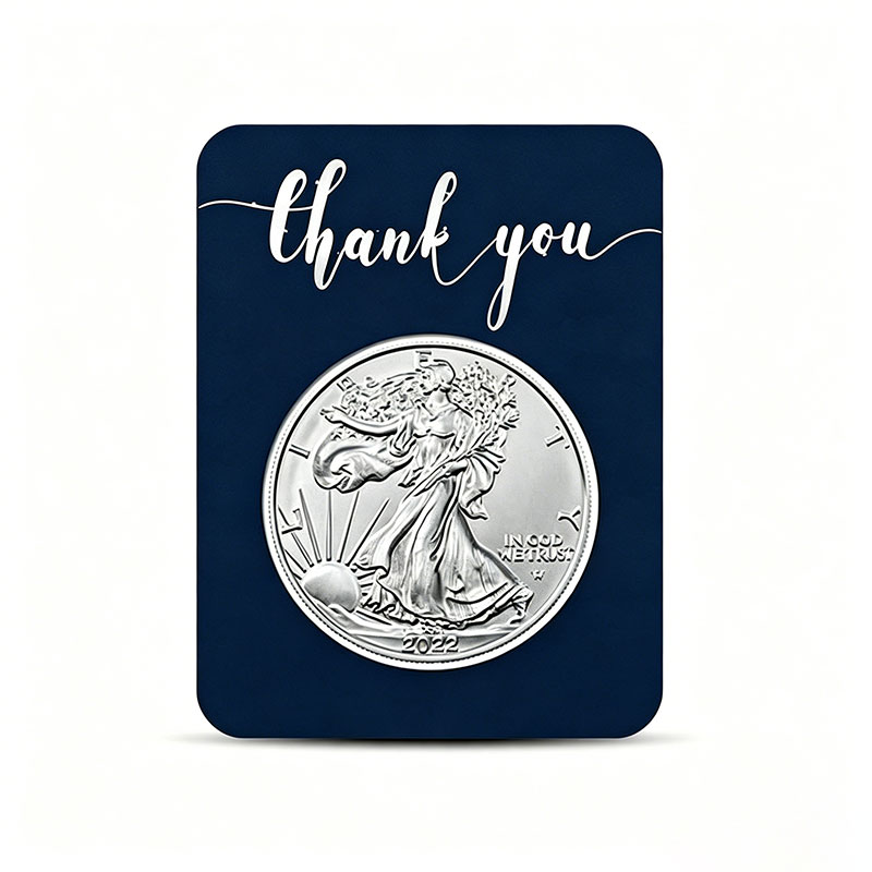 Silver Coin Card Blister Packaging