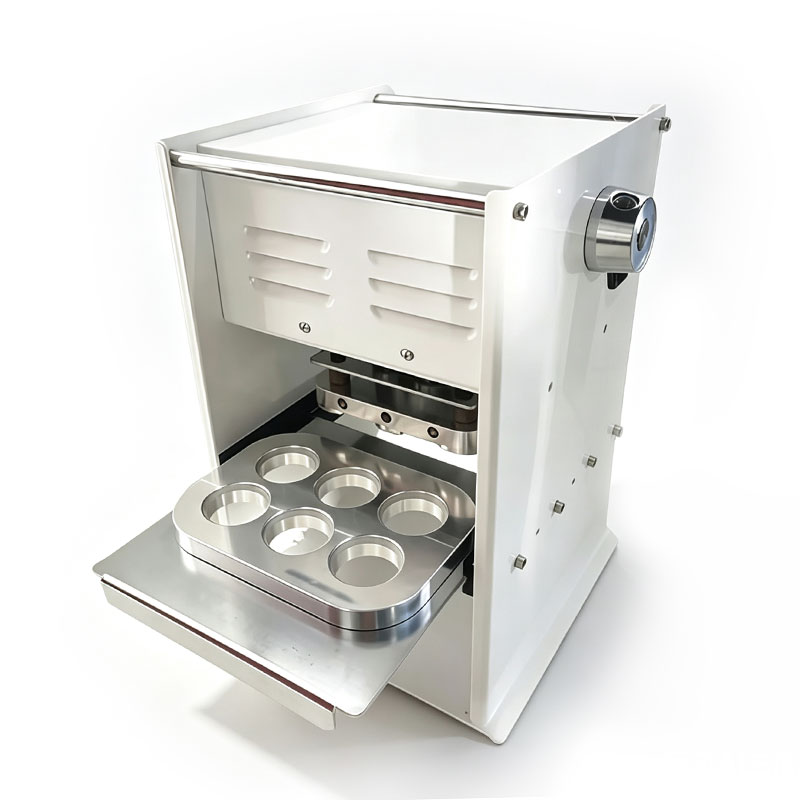 Semi-automatic Aluminum Foil Coffee Capsule and Yogurt Cup Sealing Machine