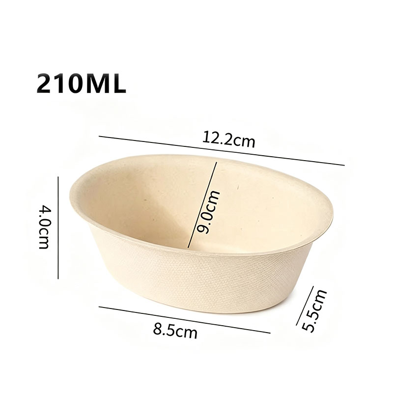 Custom Bamboo Pulp Ice Cream Bowls
