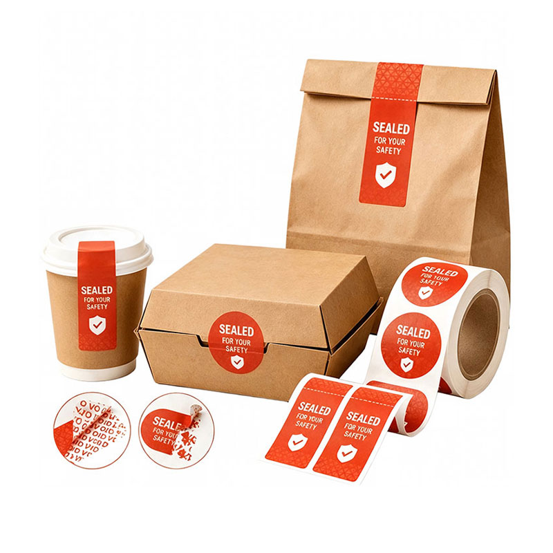 Wholesale Tamper Evident Food Sealing Stickers