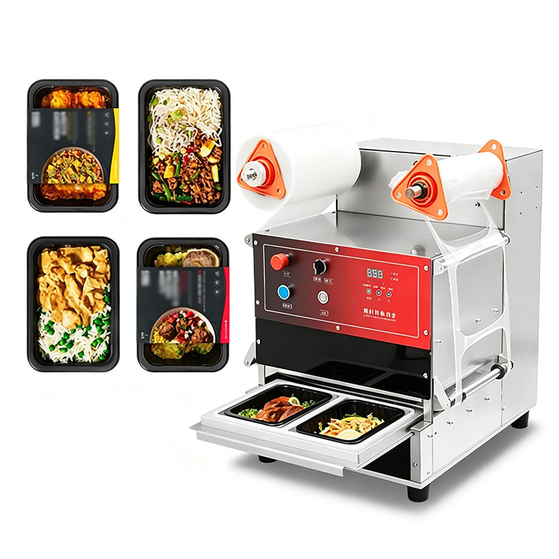 Automatic Electric Tray Heat Seal Machine for Fruit and Meat Packaging