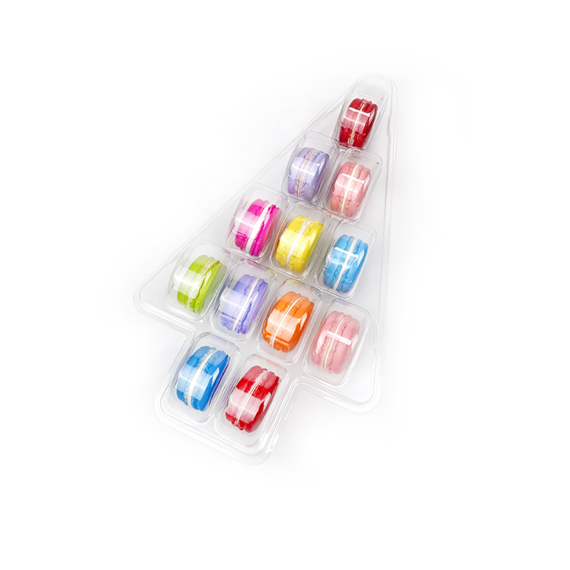 Custom Christmas Macaron Plastic Blister Tray