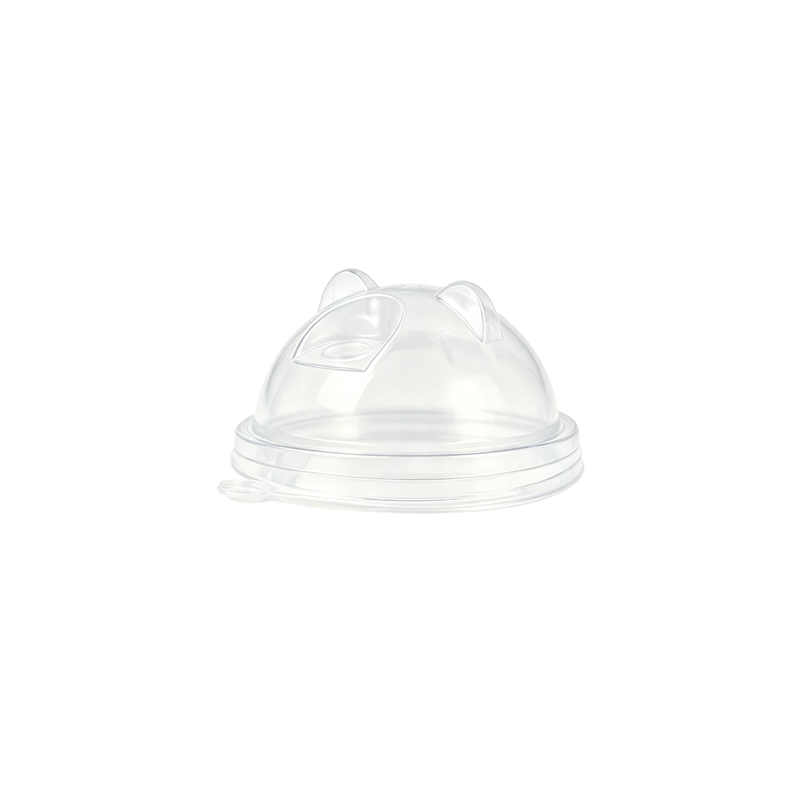 Dome Plastic Lids for Bubble Tea Cups