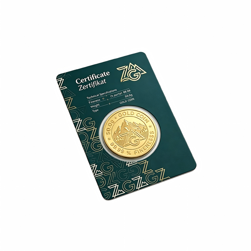 Tamper Evident Gold Bar Assay Card