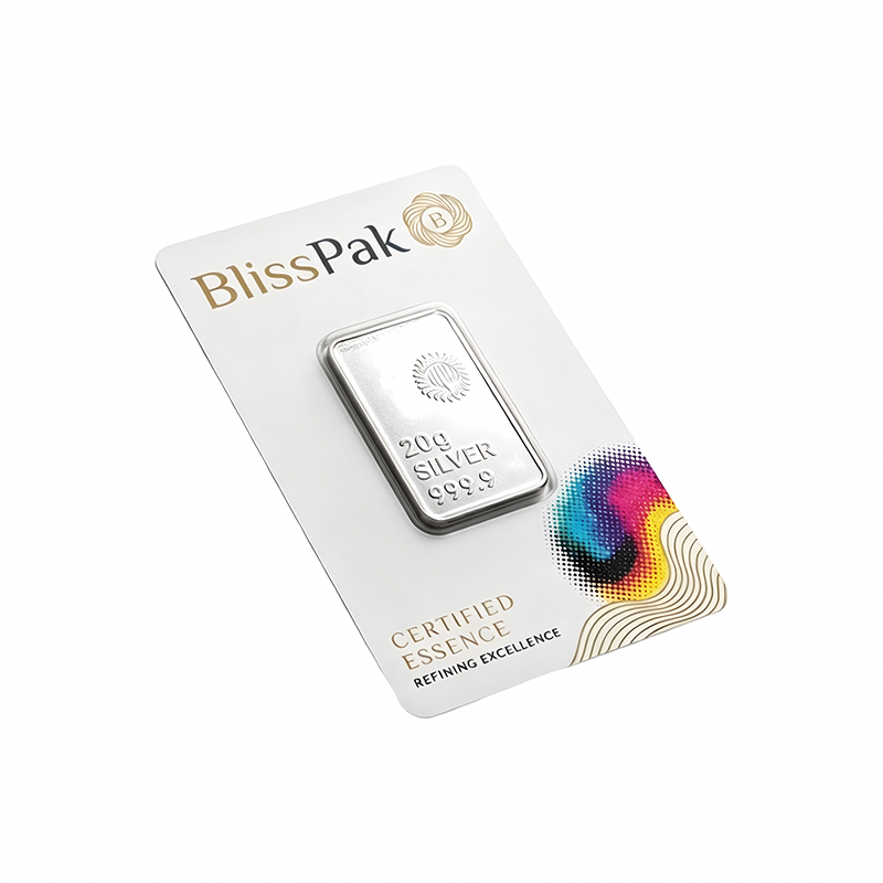 Silver Bar Presentation Blister Card