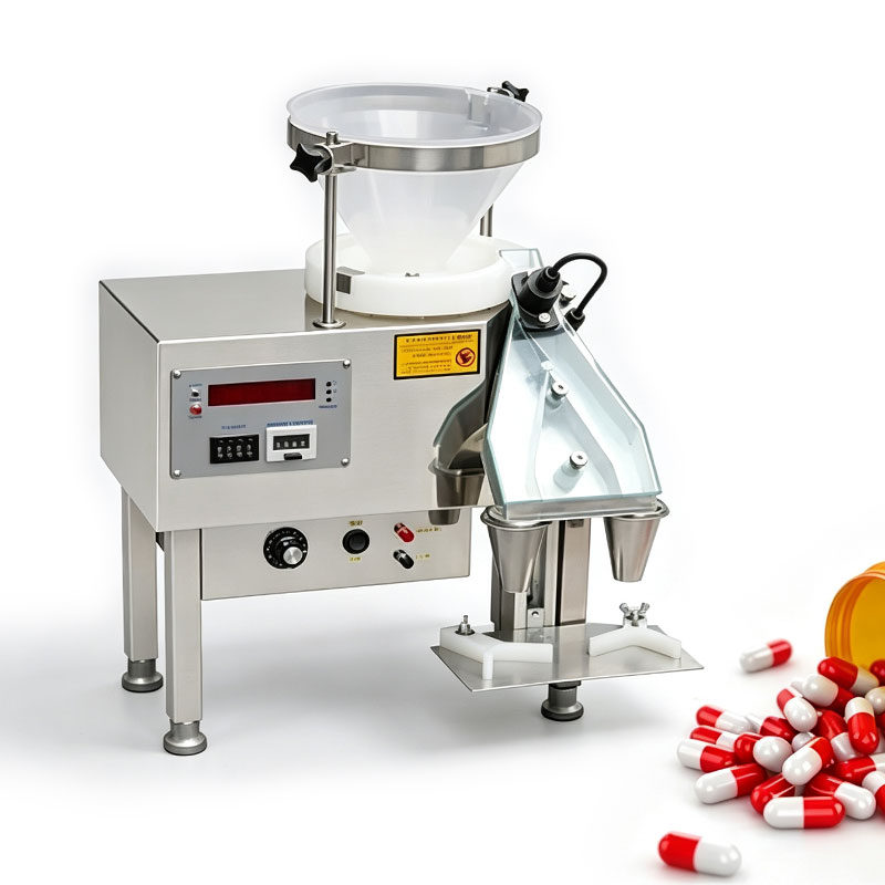 Semi-Automatic Electronic Tablet Capsule Candy Counting and Packing Machine