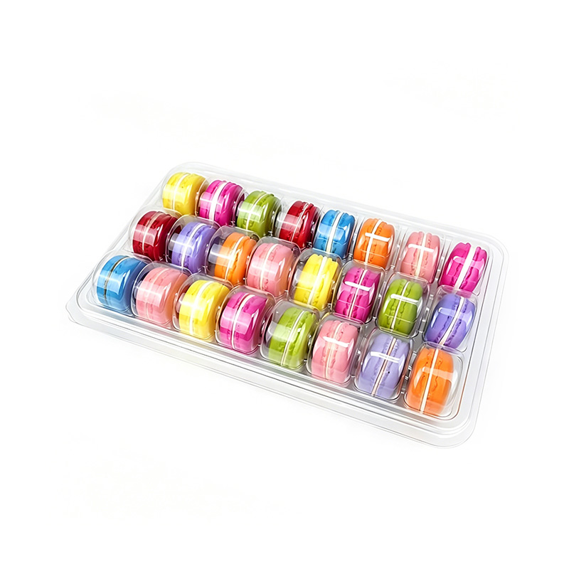 Macaron Packaging Insert Tray with Lid
