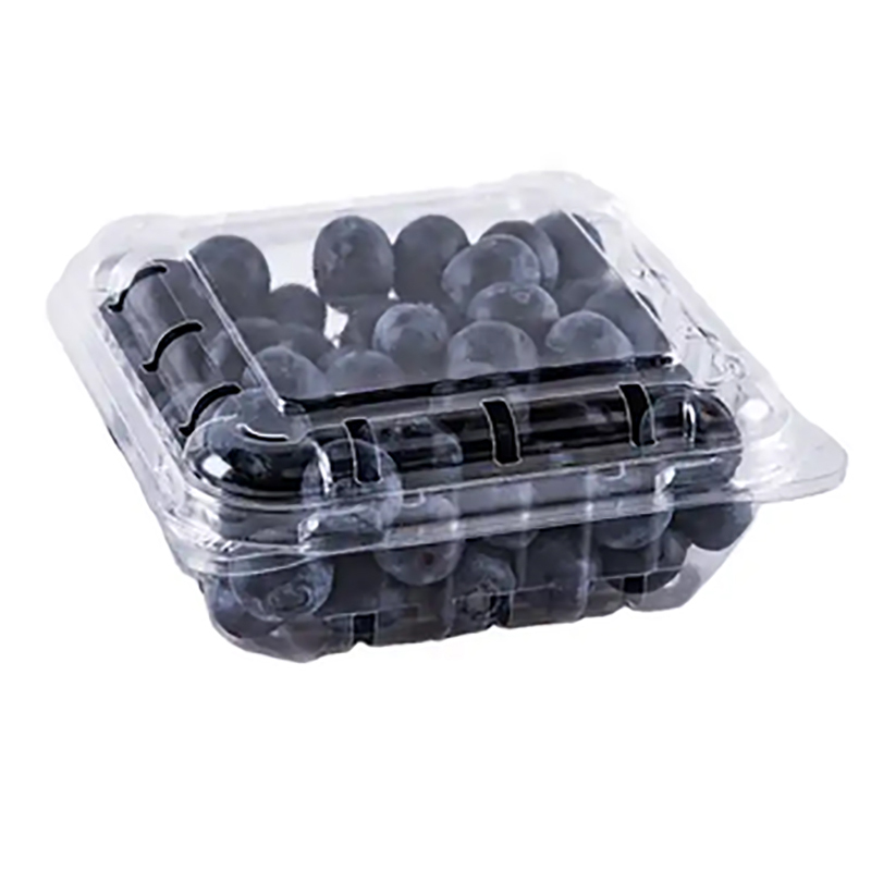 Blueberry Plastic Clamshell Packing Box