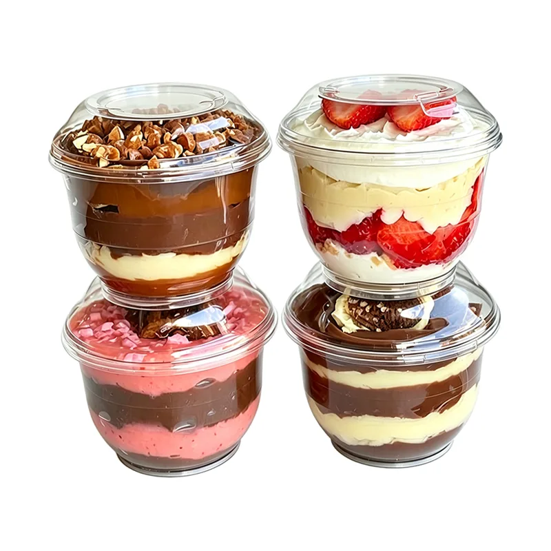 Wholesale Custom Clear Ice Cream Cups