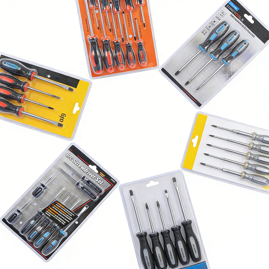 Custom Blister Packaging for Screwdriver Kits