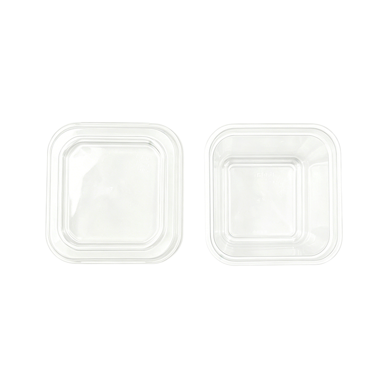 Square Plastic Jelly Dessert Cup 