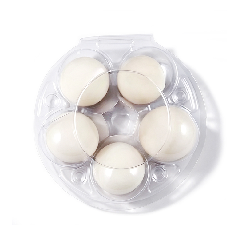Wholesale 6-Cell Round PET Egg Trays 