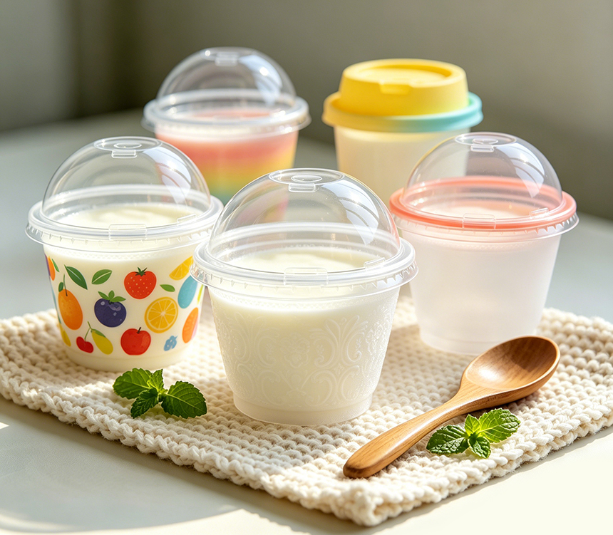 Plastic Packaging for Yogurt
