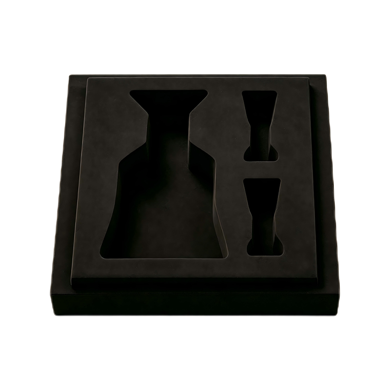 Custom Flocked Wine Bottle Tray